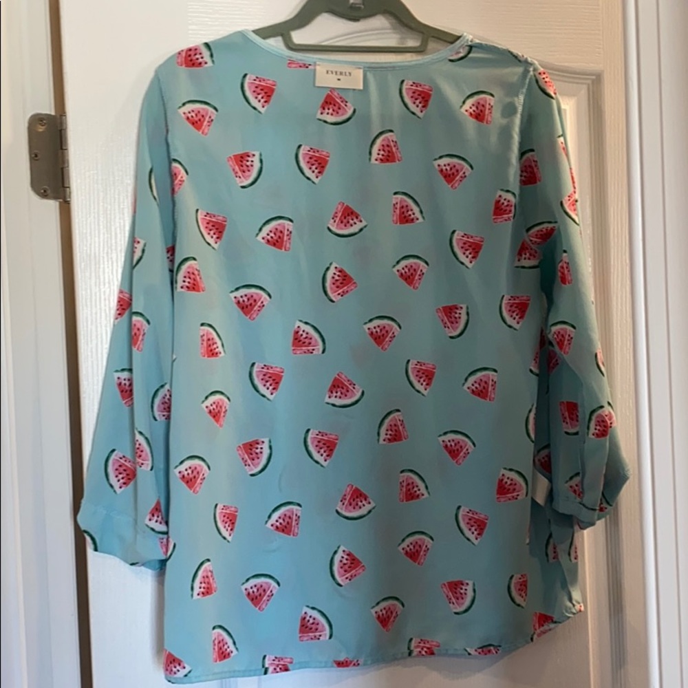 Whimsical watermelon blouse
